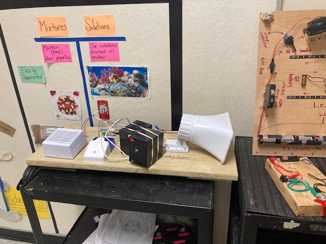 RedlandOaksES's tweet image. 5th graders @RedlandOaksES are rockin&apos; the electrical circuits in science. Awesome work! 🦝@NEISD  #neisd