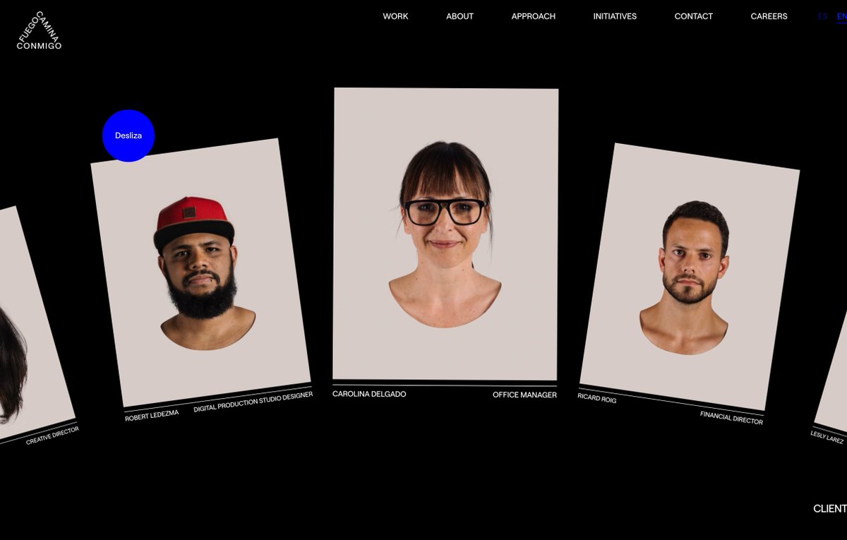 Looking for a #SwiperJS solution for a circular slider. Something like this: fuegocaminaconmigo.com/en/about/
Do you have any idea how should I build this?
Maybe <a href="/WebIsBae/">Web Bae</a>? 🙂
#Webflow #javascript