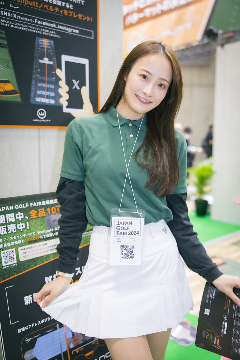 itiniisan's tweet photo. #JGF2024
#GOLFFAIR
#ゴルフフェア
#Wellputt #RZNGOLF
#相沢菜月 さん
(@aizawa_natsuki) https://t.co/N9OKLNs627