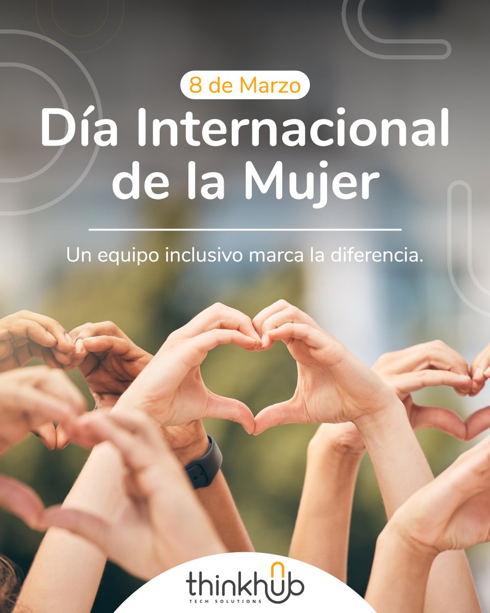 ThinkhubT's tweet photo. Desde Thinkhub nos sumamos a #InspirarLaInclusión y celebrar a todas aquellas que con su inteligencia y dedicación hacen del mundo digital un mundo mejor. #InspireInclusion #8M.💜 https://t.co/oK3NzwDRMY