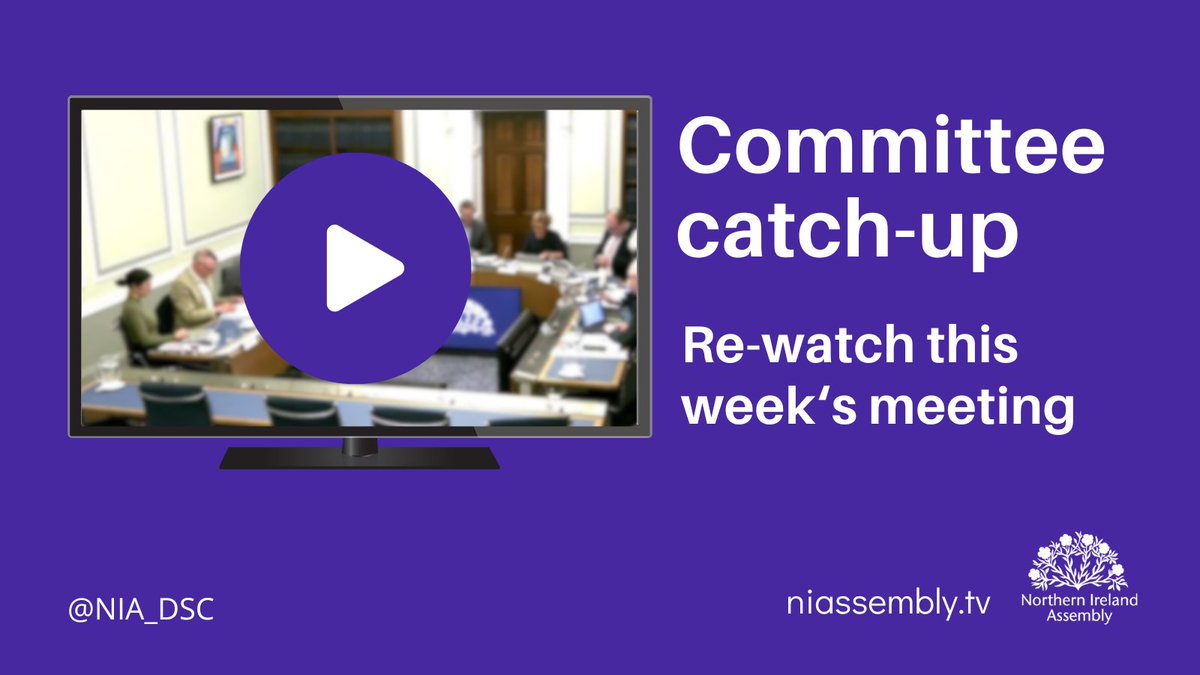 Yesterday, the Committee heard evidence from The Executive Office on current proposed EU legislation relevant to Northern Ireland. 📺Watch back at niassembly.tv/windsor-framew…