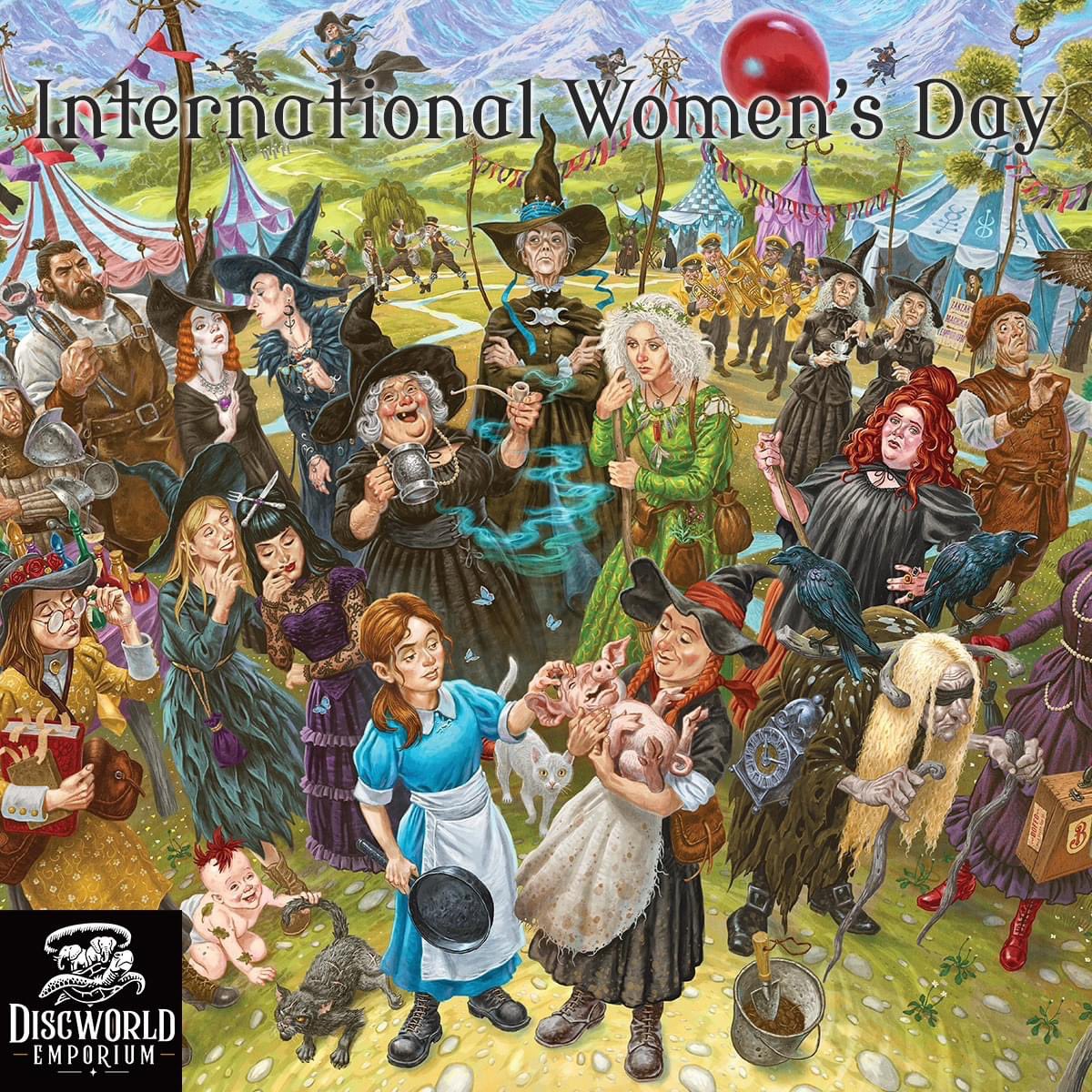 Happy International Women’s Day! We’ve had so many amazing women on the podcast that we couldn’t possibly pick a favourite, so here are some of our favourite female characters instead. Would love to know who the artist is!