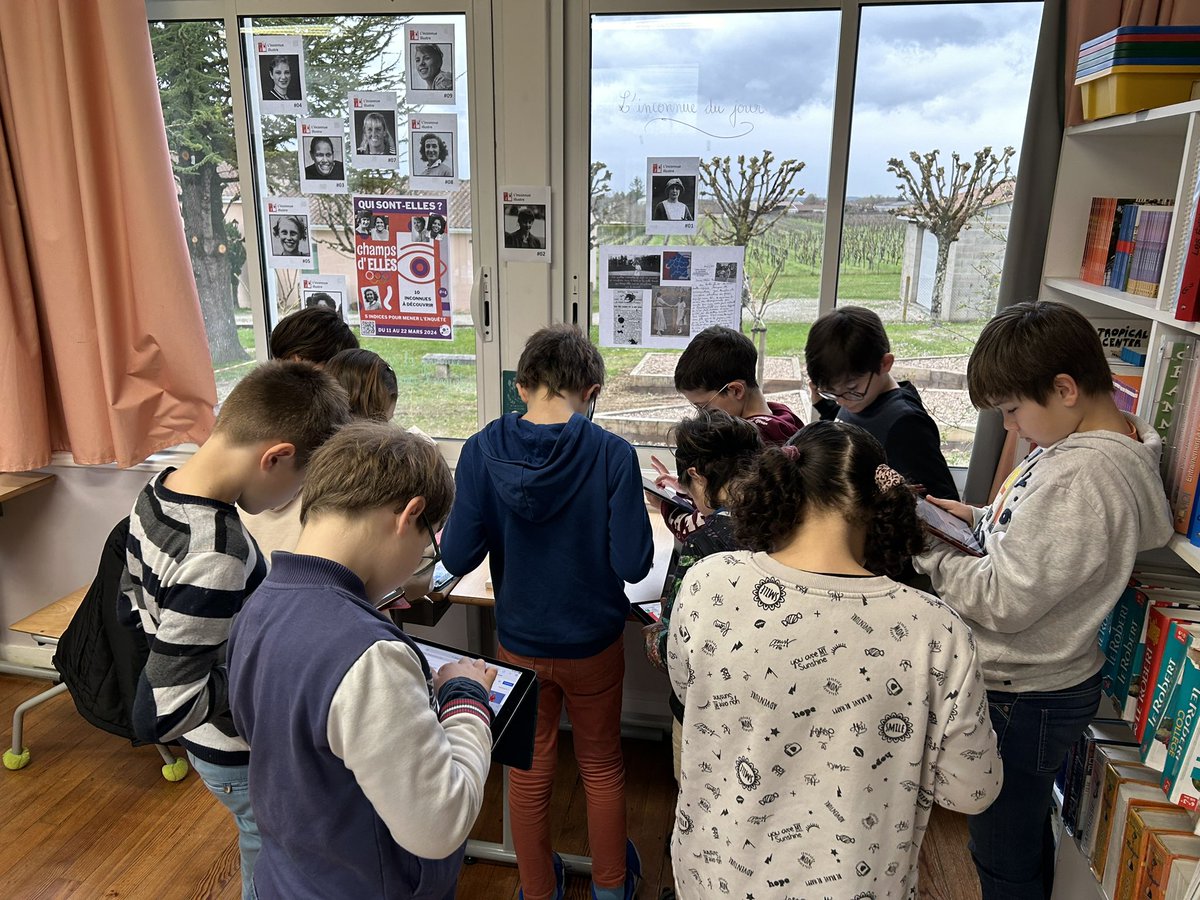EcoleBrie17520's tweet photo. En ce 8 mars, lancement du projet Champs d’Elles https://t.co/ukkRlfDNj3. 1 inconnue à découvrir chaque jour, également publiée sur l’ENT pour les parents, pendant 10 jours + 1 rallye-lecture « zéro cliché ». #égalitéfillesgarçons #stopauxstéréotypes https://t.co/L6imNqHwc7