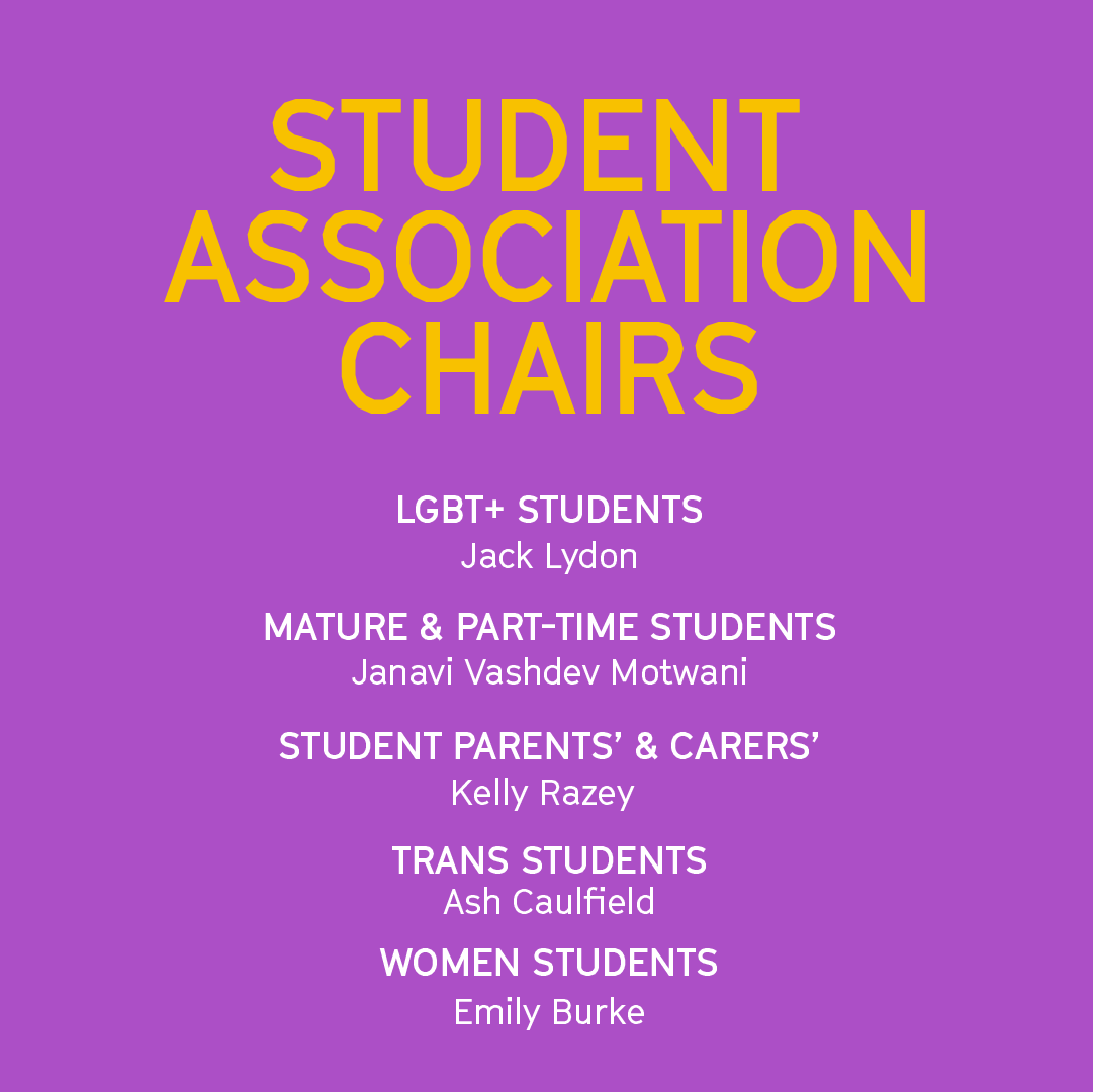 Introducing your 2024/25 Student Officer Team: President: Kieran Minto UG Education: Eli McBriarty PG Education: Amy Smith Campaigns & Engagement: Saj Khan Equality & Diversity Officer: Suyi Yang Welfare Officer: Jess Hindley Check out all results here: ow.ly/xGIH50QOJmK
