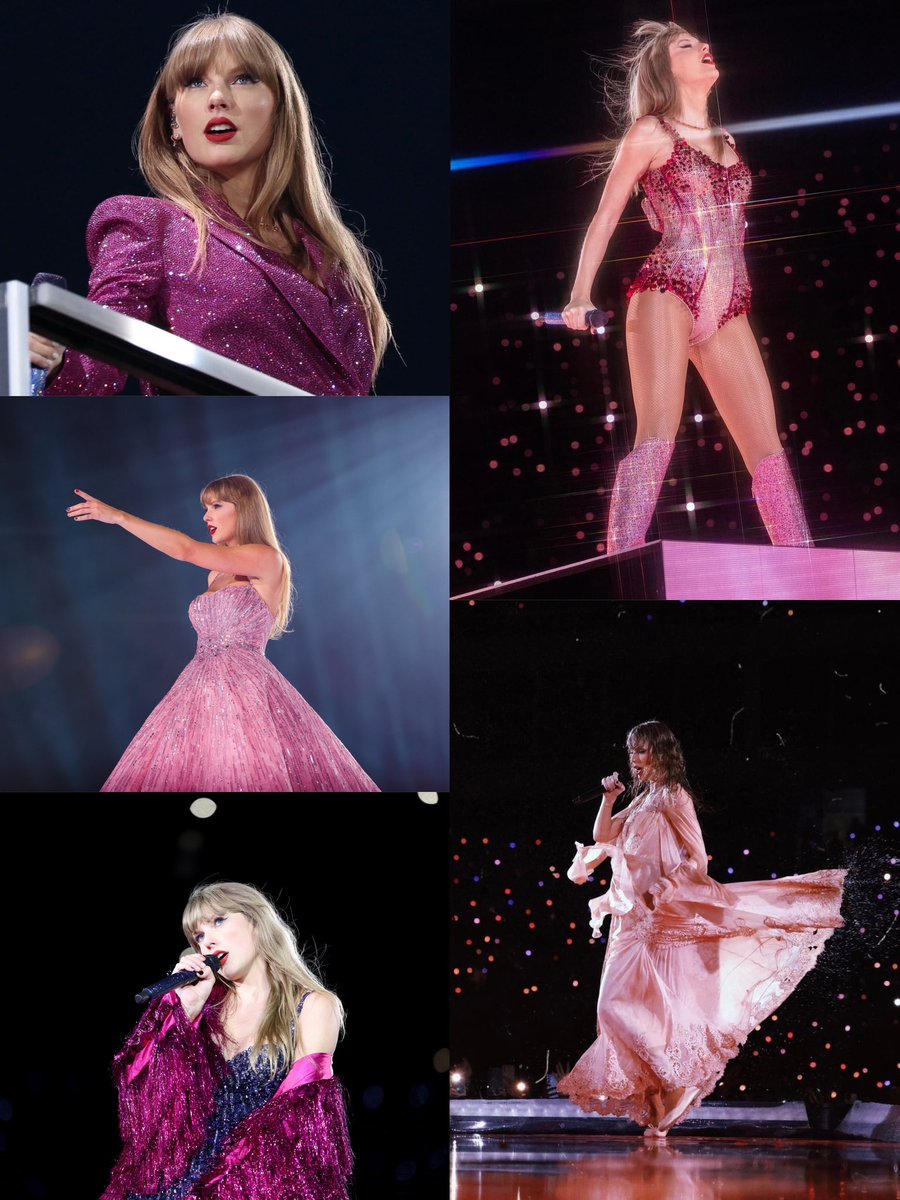taylor wearing pink outfits for international women’s day 💕