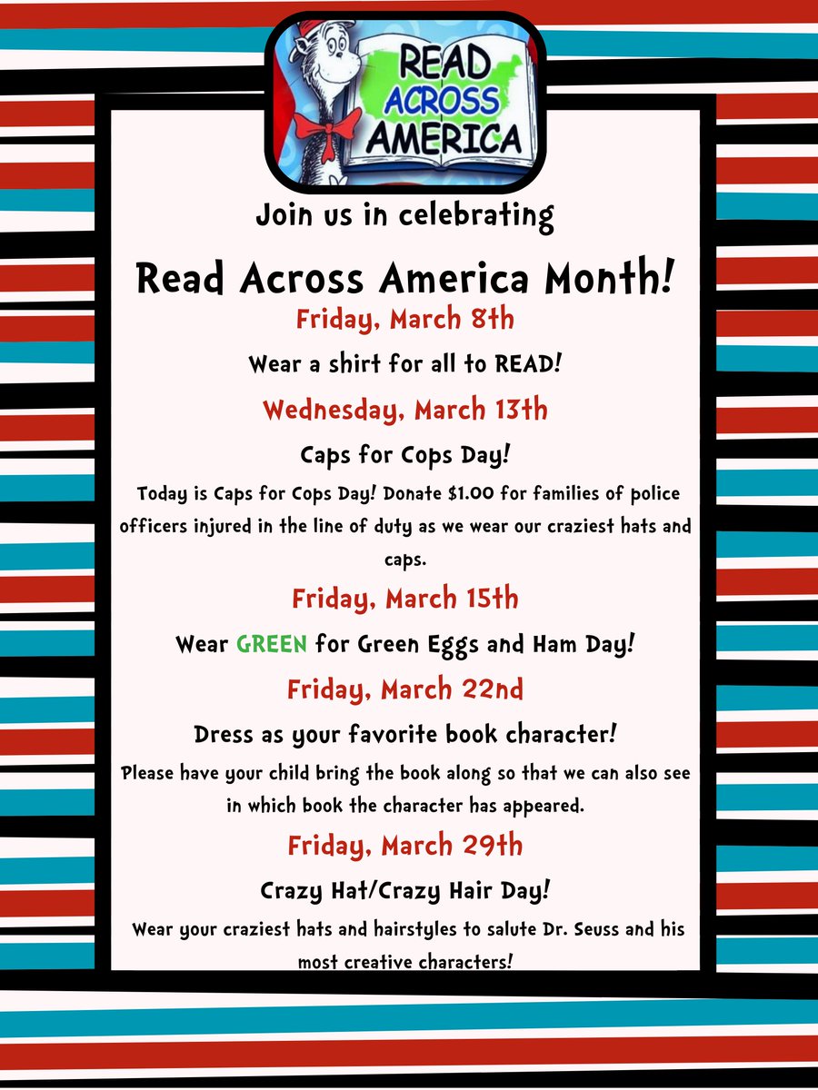 Updated Read Across America Activities!