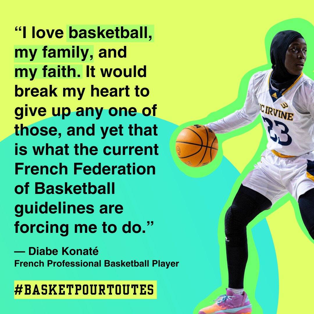 Sport & Rights Alliance (@sport_rights) on Twitter photo Over 80 athletes, including #WNBA star Breanna Stewart & #Olympian Ibitihaj Muhammad, wrote to <a href="/ffbasketball/">Fédération Française de BasketBall</a> & <a href="/FIBA/">FIBA Basketball</a> in an open letter today in solidarity with the women & girls disproportionately affected by headwear restrictions in #France.
👉 sportandrightsalliance.org/france-ensure-… Over 80 athletes, including #WNBA star Breanna Stewart & #Olympian Ibitihaj Muhammad, wrote to <a href="/ffbasketball/">Fédération Française de BasketBall</a> & <a href="/FIBA/">FIBA Basketball</a> in an open letter today in solidarity with the women & girls disproportionately affected by headwear restrictions in #France.
👉 sportandrightsalliance.org/france-ensure-…