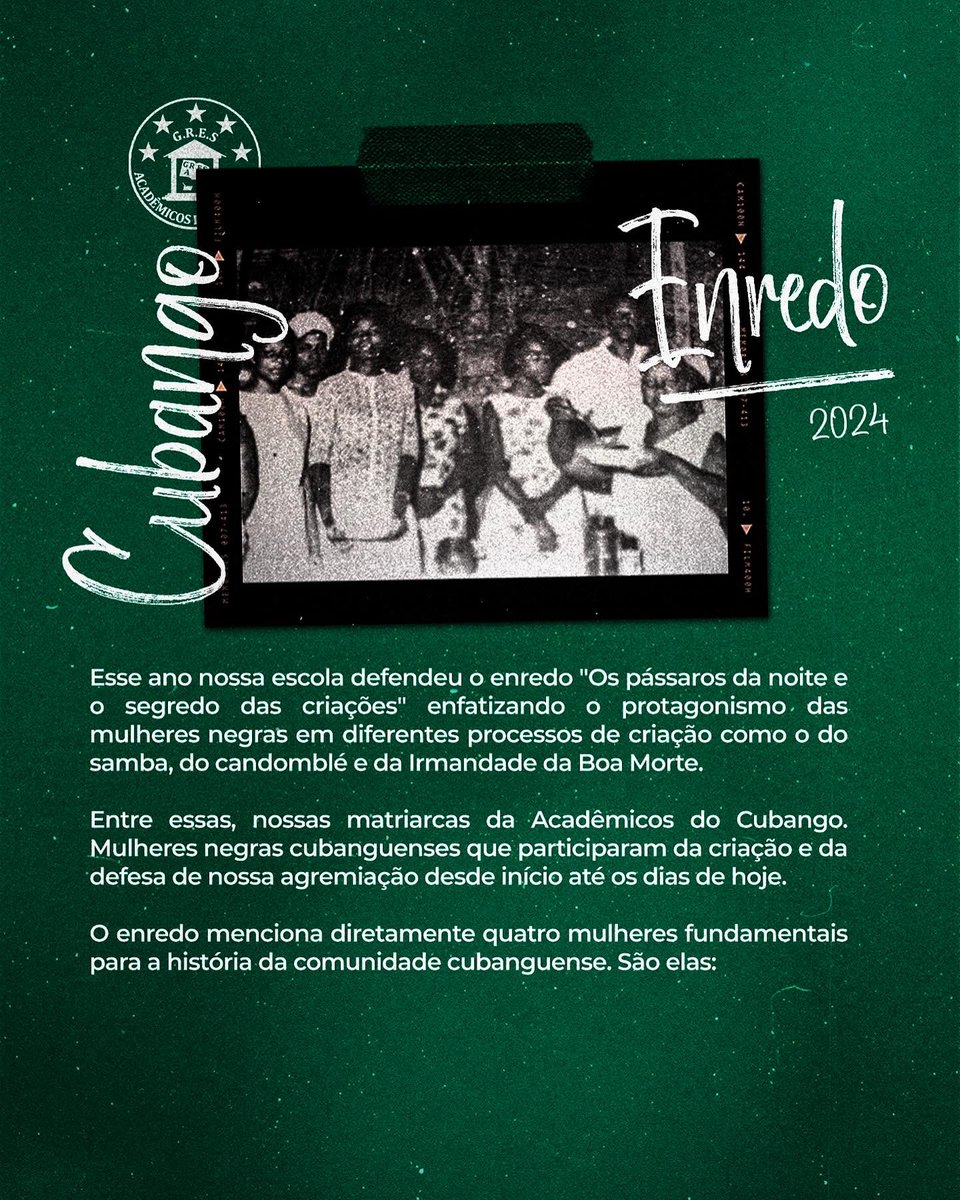 GresCubango's tweet photo. No dia Internacional da Luta das Mulheres, a gente lembra que nossa escola é “um terreiro assentado por mãos e mães” como diz nosso enredo. Viva nossas mães pretas cubanguenses e seu legado de força e resistência! 🇳🇬 https://t.co/WuINKBxRFH