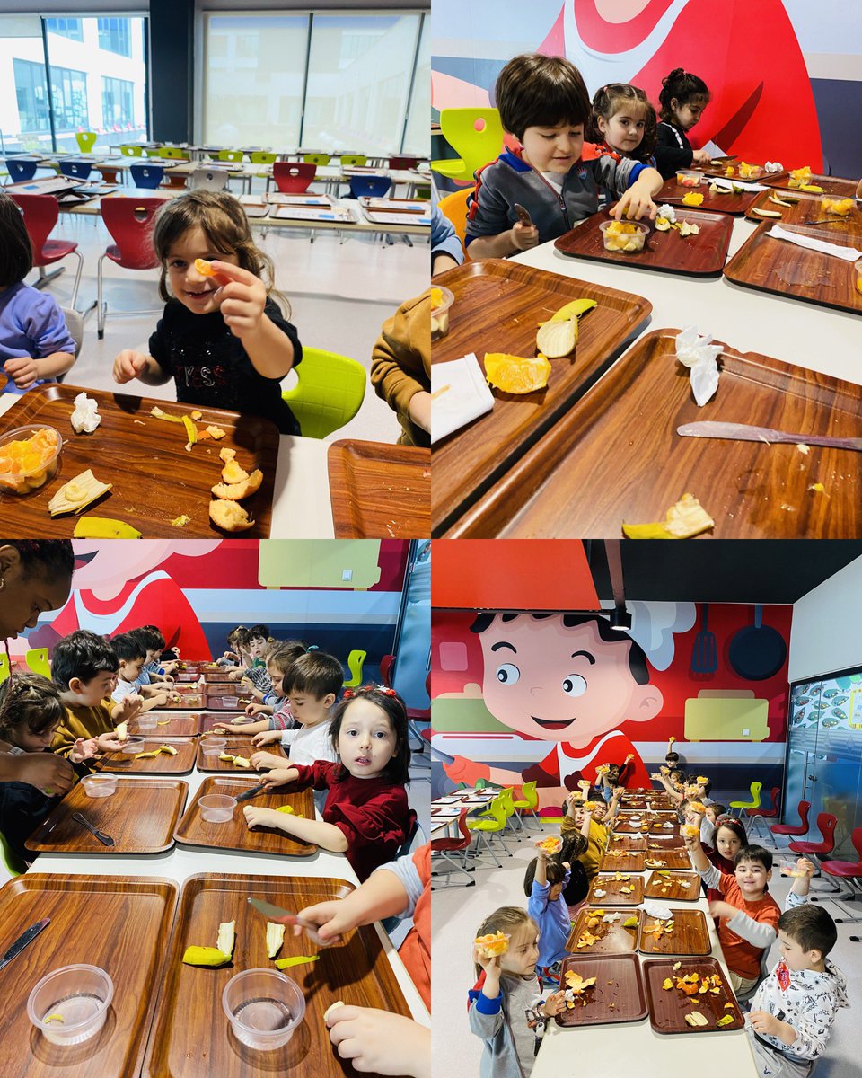 4 yaş Turuncu Sınıf öğrencilerimizle, en sevdiğimiz mevsim meyveleri 🍎🍊🍌🍏 ile lezzetli meyve salatalarımızı hazırladık ve afiyetle yedik. 🍽️ 🎉
<a href="/mturanoznacar/">Mehmet Turan ÖZNACAR</a> 
<a href="/burcinertik/">Burçin Ertik</a> 
<a href="/BkOmerli/">BK Ömerli Kampüsü</a> 
#heranimdabahcesehir
 #bkokulöncesi