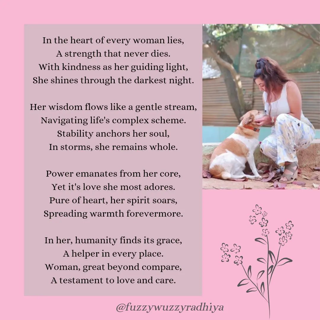 FuzzyRadhiya's tweet photo. Happy Women's day to all that wonderful women in the world 🫶 
.
.
.
#womensday #womenpower #womensupportingwomen https://t.co/QOLP31XNQj