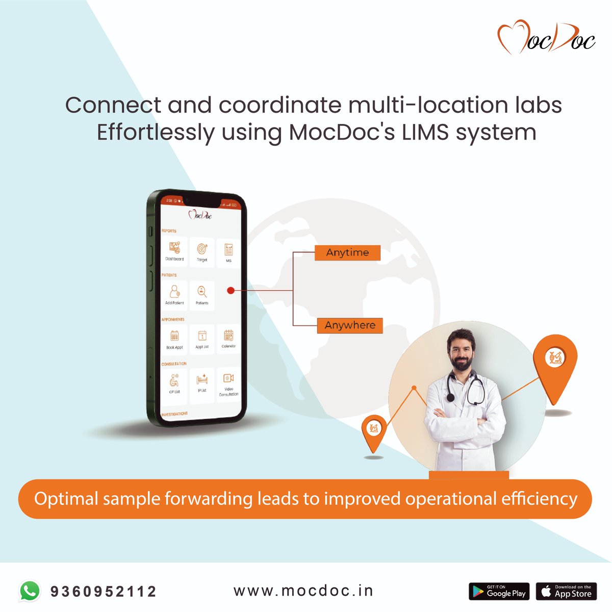 mocdoc__in's tweet image. Invest in MocDoc&apos;s LIMS and unleash the potential of your multi-location lab network! Get in touch with us today for a free demo and to learn more.

bit.ly/MocDocLIMS
wa.me/919360952112
📧 contact@mocdoc.in

#limssoftware #labmanagement #laboratory #pathologylab #SaaS