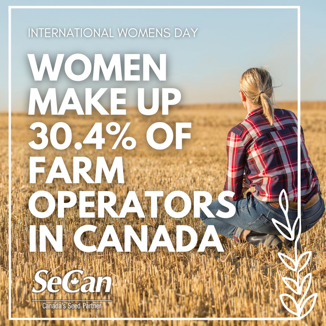 Who run the world? GIRLS! It's encouraging to see women continue to pave the way in agriculture 🙌 SeCan is lucky to work with some amazing women in research, farm operations, and as our partners throughout the ag industry💪 #WomenInAg #InternationalWomensDay