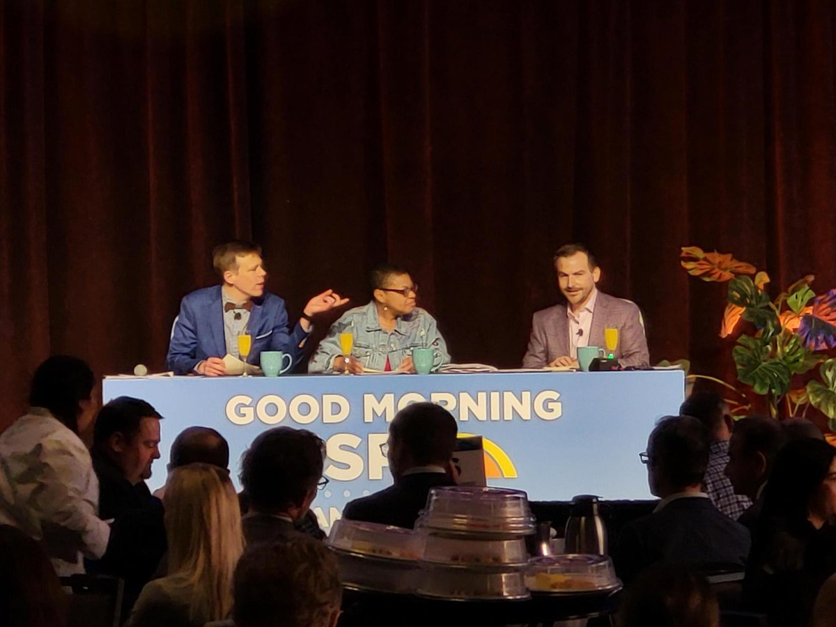 IT’S SHOWTIME! Our co-anchors, <a href="/jweinhagen/">Jonathan Weinhagen</a> @ShelettaIsFunny and @tanedanger are reporting live from @renaissancempls with an action-packed Good Morning MSP show. You can tune in live on our Instagram and Facebook stories, as well as X. @mplschamber #GoodmorningMSP