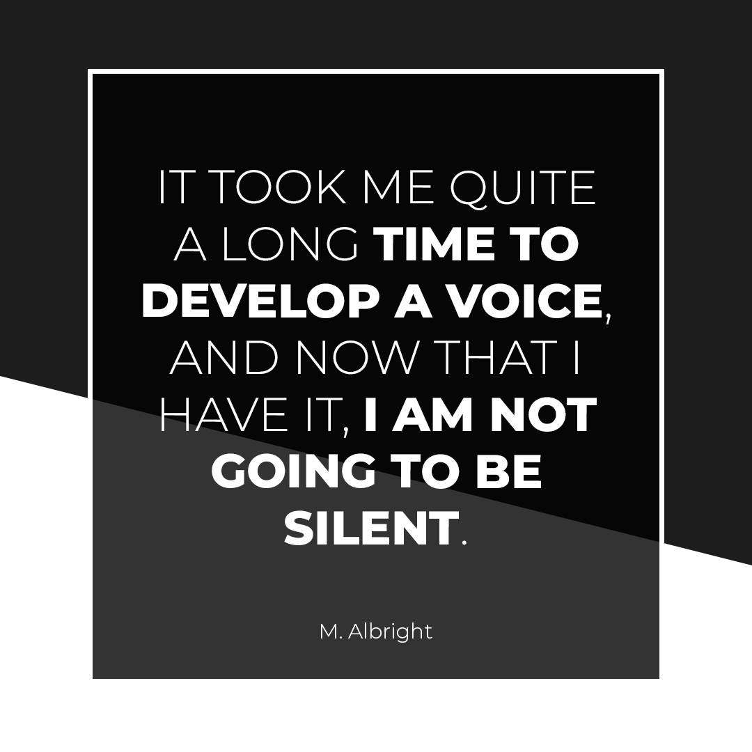 theJessiLee's tweet photo. Never be silenced. 💗 #InternationalWomenDay https://t.co/dsFgjcxvUo