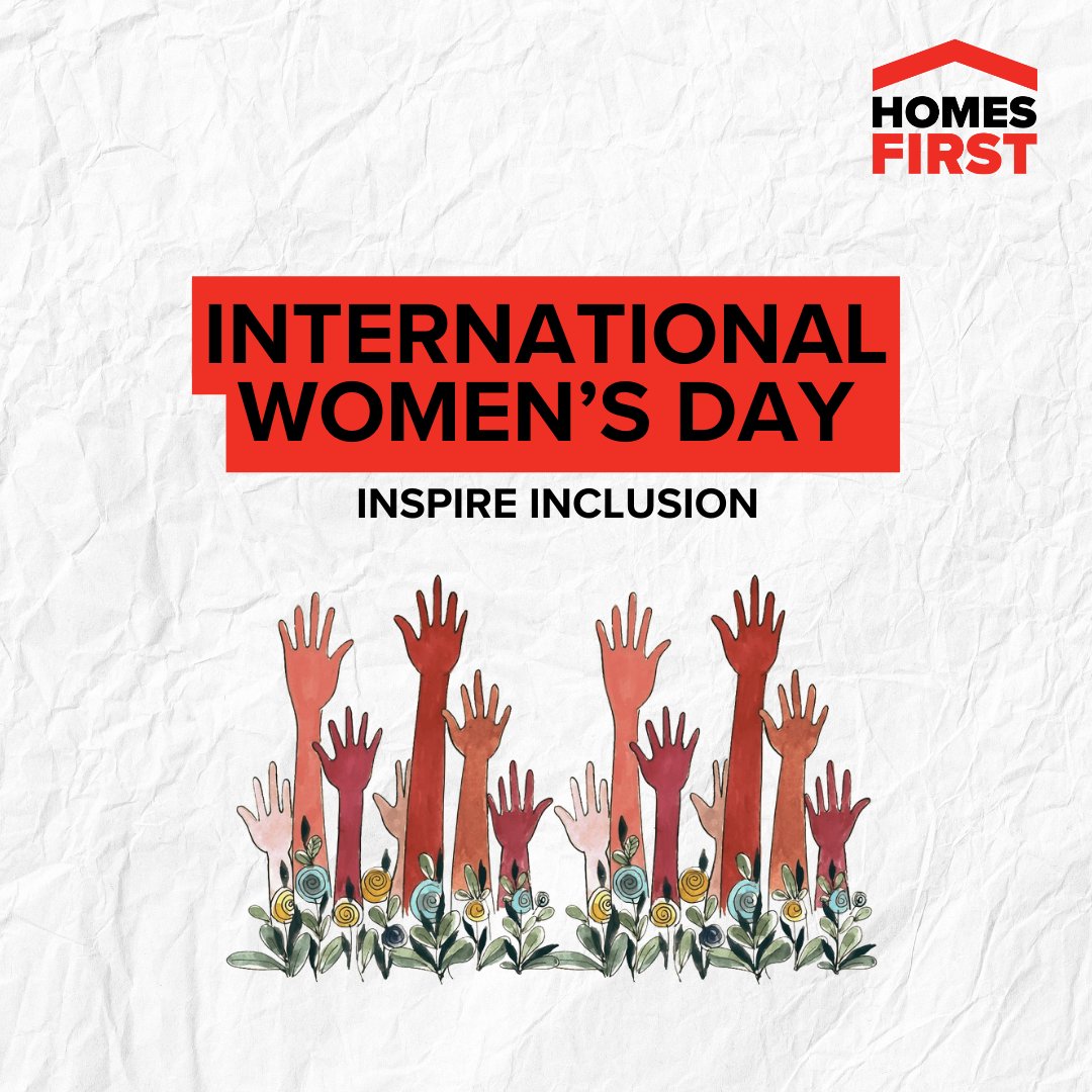 Throughout this month of March, we will celebrate International Women's Day whilst promoting diversity and inspiring inclusion within our communities. 

#IWD #inspireinclusion #diversity #homesfirst #everyoneneedsahome