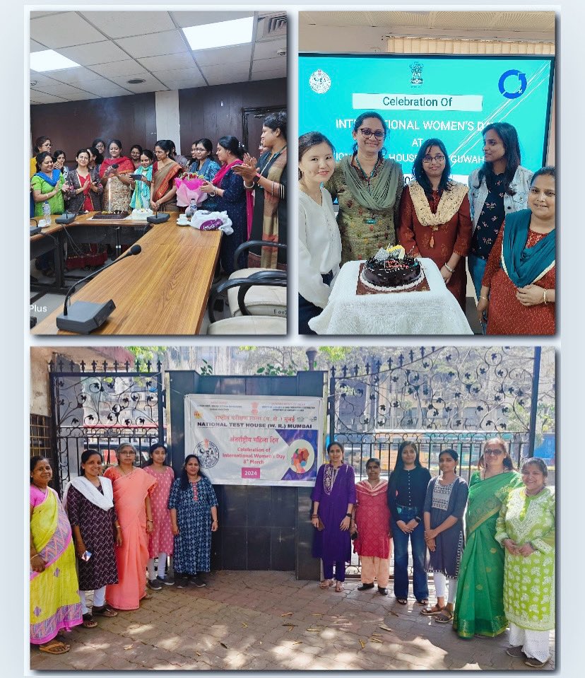 Celebration of International Women’s Day at NTH Kolkata(ER), Guwahati (NER) and Mumbai (WR). #WomeEmpowerment #WomensDayCelebration #womenpower #NTH