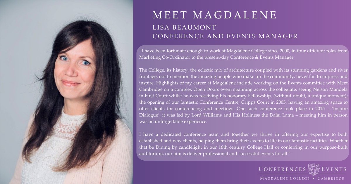 Magdalene College, Conference & Events tweet media