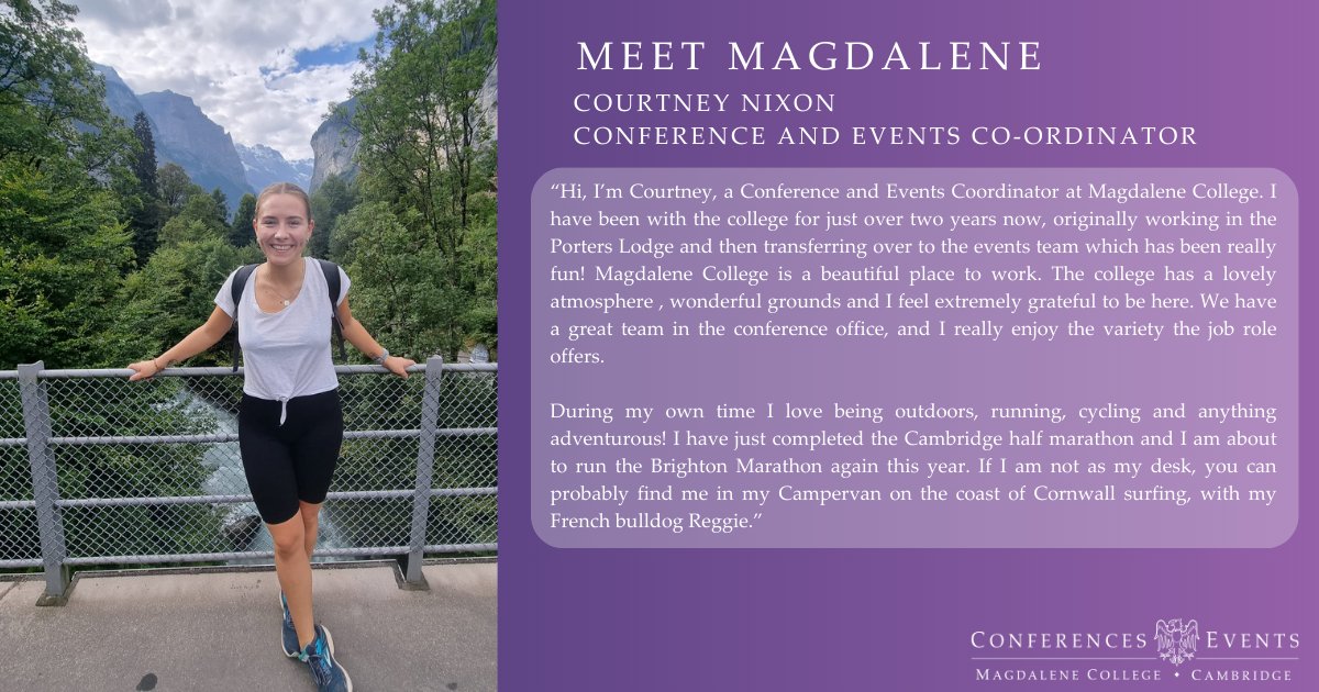 Magdalene College, Conference & Events tweet media