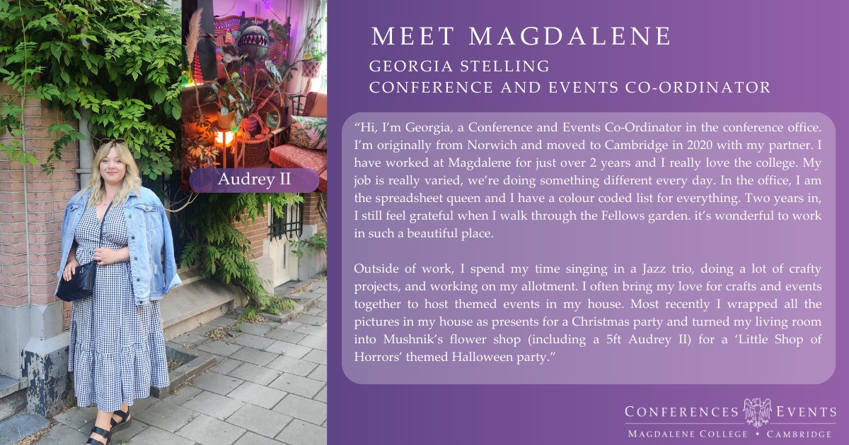 Magdalene College, Conference & Events tweet media