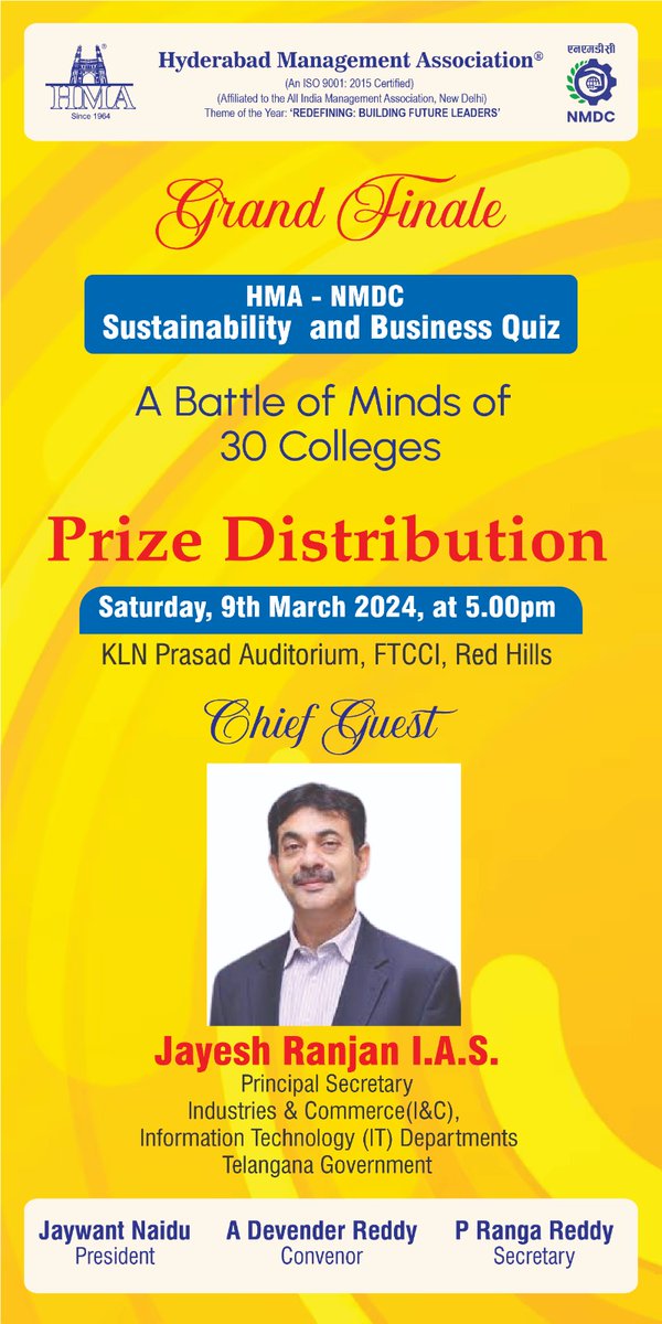 GRAND FINALE... 30 COLLEGES.. SUSTAINABILITY AND BUSINESS QUIZ