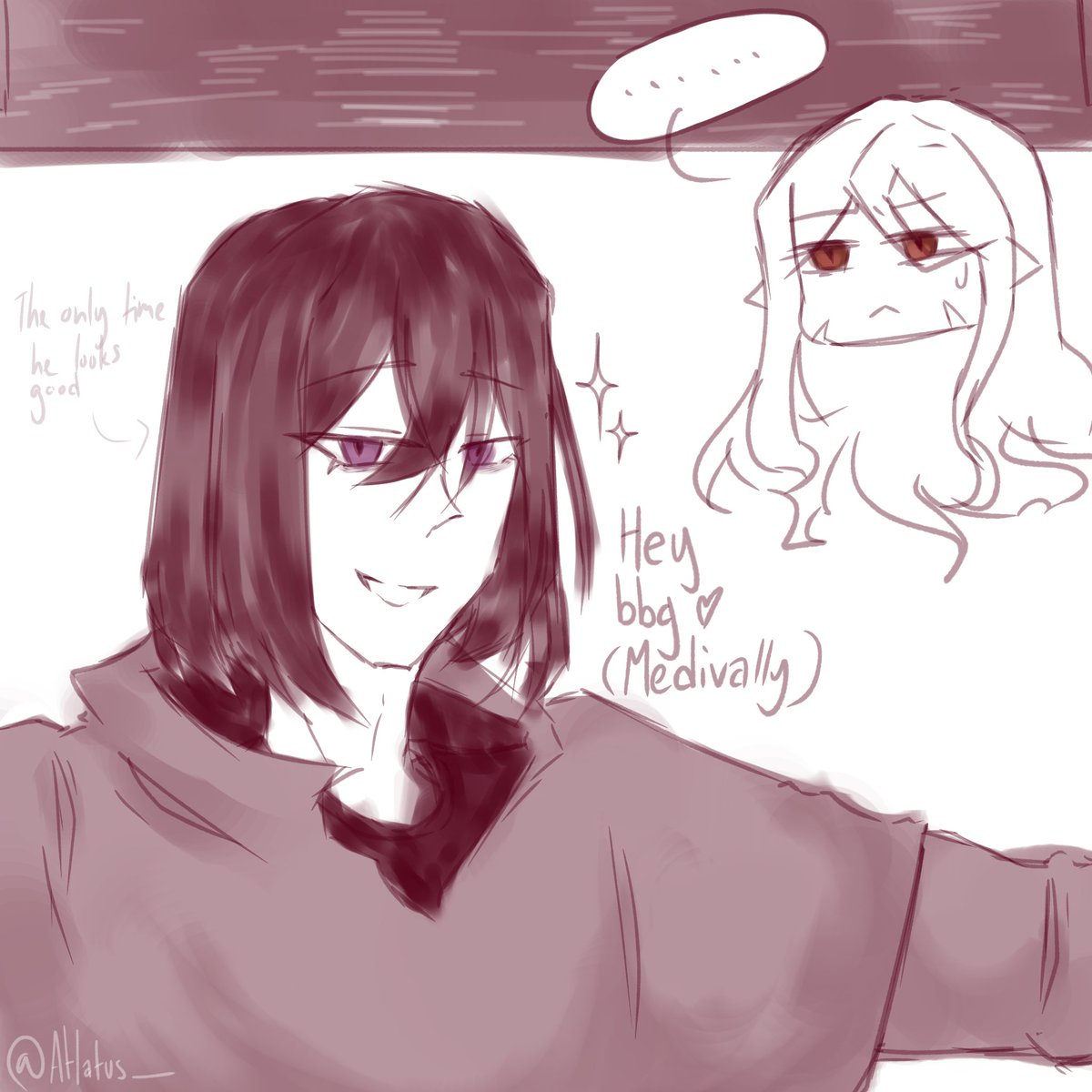 Atlatuzz_'s tweet photo. The only time I'll draw Fyodor without slandering him #fyodordostoyevskybsd #bramstokerbsd #BSD113 #bsdfanart #fyobram https://t.co/t7tOGEVzgR
