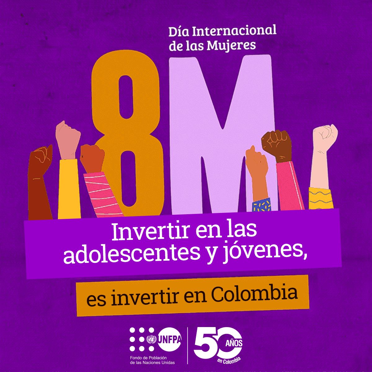 #8M ♀️ Las mujeres en Colombia 🇨🇴 y el mundo 🌎 impulsan el desarrollo y promueven el cambio social, por ello #InvertirEnMujeres debe estar en el centro de la búsqueda de soluciones a los retos de igualdad actuales.

Conoce nuestro pronunciamiento en el marco del…