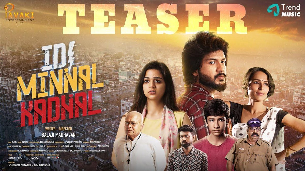 Here it's the intersting teaser of #IdiMinnalKadhal 

Directed by debutant @balajimadhavan_official

Produced by @pavaki_entertainment

#IMK

@ciby.chandran @bhavyatrikha @yasminponnappa @actor_jagan @editoranthonyofficial @samcsmusic @jayachander_jc @stunner_sam