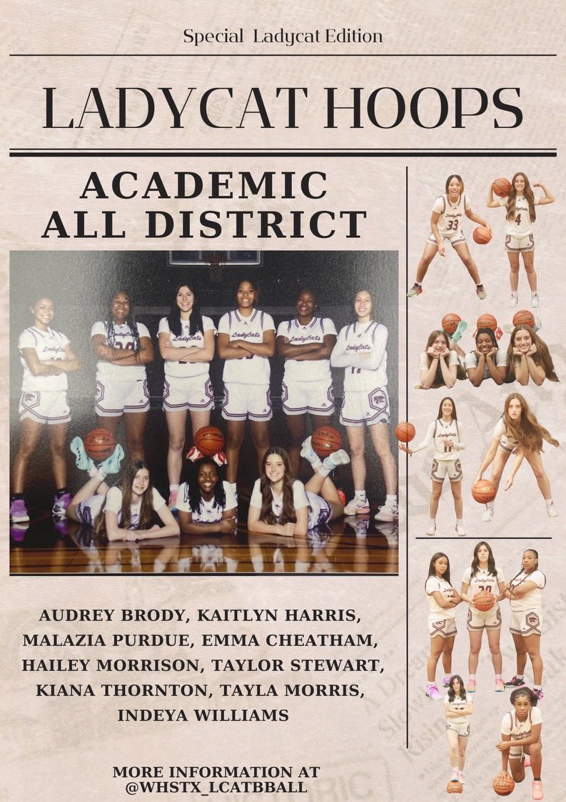 Congrats to all these ladies for their hard work and dedication in the classroom!
#TOGETHER
<a href="/WHSTX_Athletics/">Whitehouse Athletics</a> <a href="/BrandonOSports/">Brandon Ogden</a>