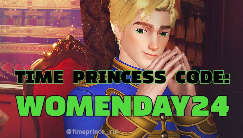 Timeprince_rui's tweet photo. 🎁 C O D E 🎁

       WOMENDAY24 

💛Rewards: 10 Gold Tickets
                     
*NOTE: Each IGG ID can only redeem the code once!*

#timeprincess #dtp_code https://t.co/aI2Fu3p1JK