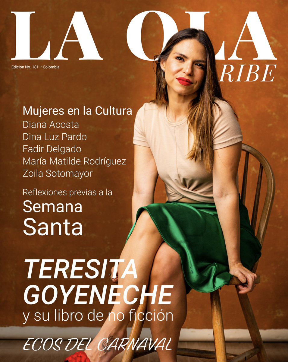 ✨💜 ¡Celebrando el mes de la Mujer con empoderamiento en La Ola Caribe! 

En nuestra portada, destacamos a la escritora Teresita Goyeneche, cuyo libro ‘La personalidad de los pelícanos’ causó sensación en el Hay Festival Cartagena.

🔗 Léela en laolacaribe.com