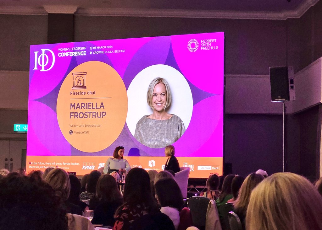 Absolutely love @mariellaf1 as I knew I would (at least I hoped) from reading those @ObserverUK columns all those years ❤️ #IWD2024