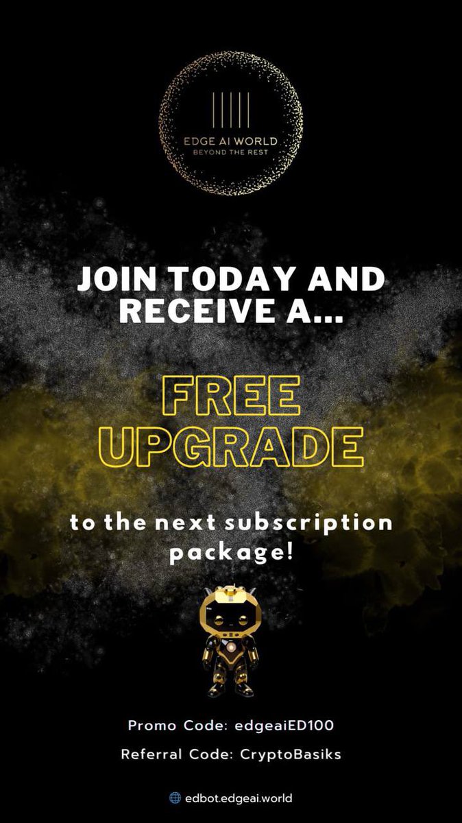 svjjohnson's tweet image. Check out the EdgeAi monthly subscription tiers &amp;amp; their compensation plan . This is a perfect way to have residual income while in a Bull run . Come learn how it all works . Link in bio. #Edbot.edgeai.world #defitradingbot