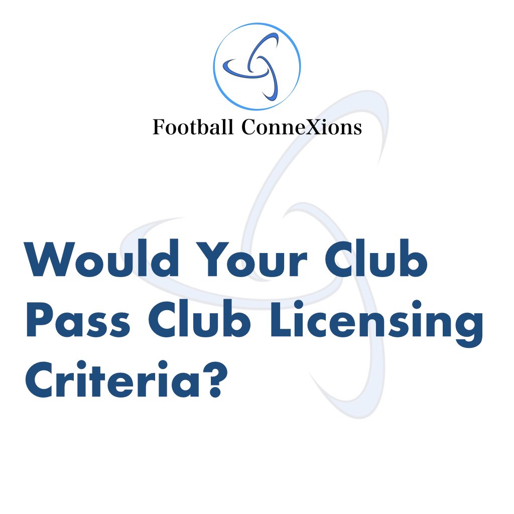 FootballConneXs's tweet image. If your club doesn’t need to fulfil Club Licensing Criteria at the moment, it doesn’t mean they aren’t worth a look.

Targeting some key areas could set you Club apart from the crowd.

#Football #ClubDevelopment #FootballConneXions