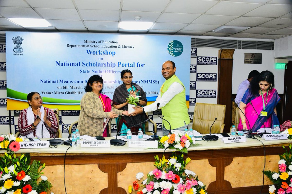 devIRPS's tweet image. Participated as a guest speaker in the National Scholarship Portal Workshop today, It was organized by the Ministry of Education. #upsc #devirps #devendrakumar #irps #ministryofeducation  @EduMinOfIndia