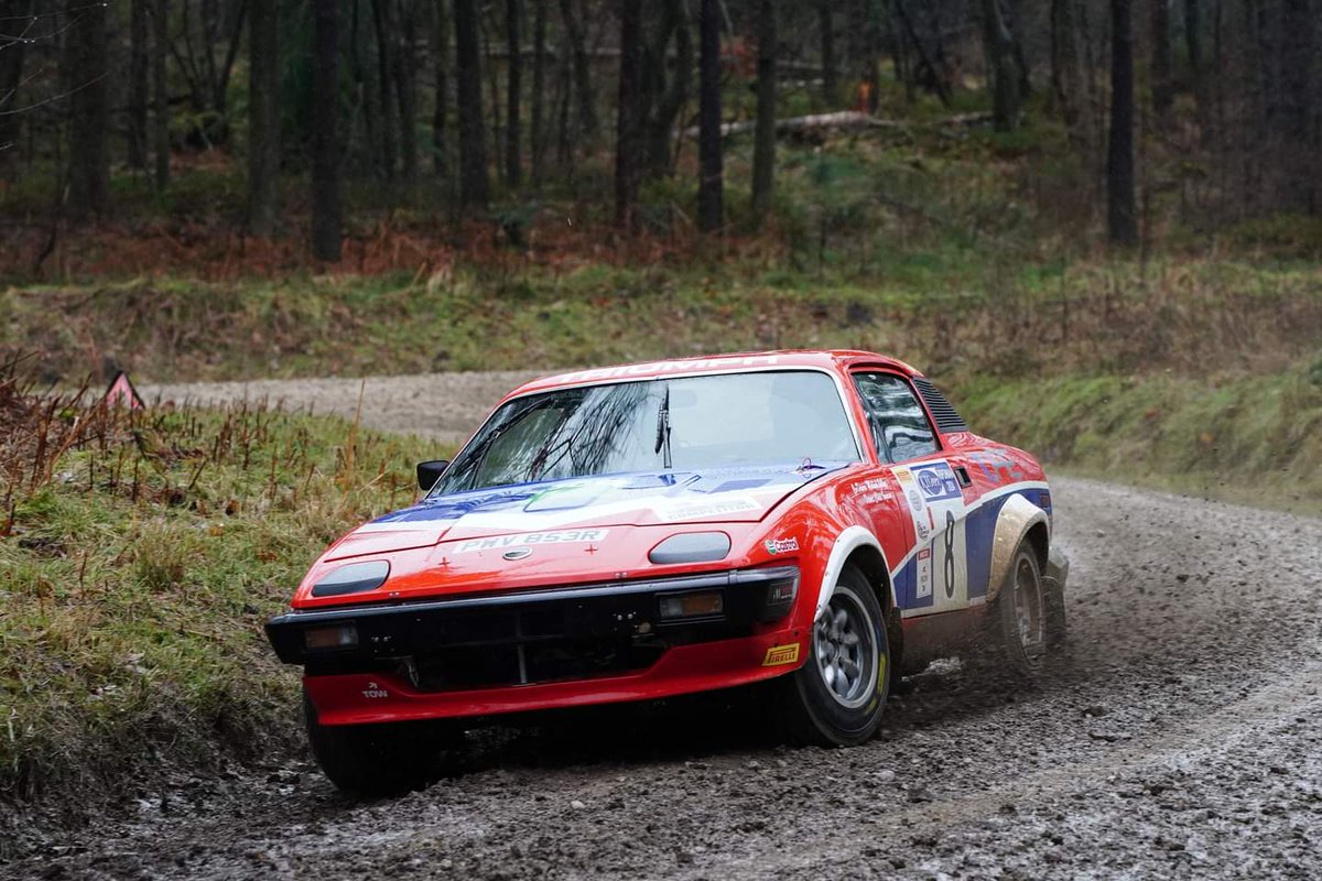 Oh hello! 🤜🤛 We are very excited to see a certain Mark Higgins enter this year's @Trailheadjerky Rally North Wales behind the wheel of a David Appleby Engineering TR7 V8! #RNW24