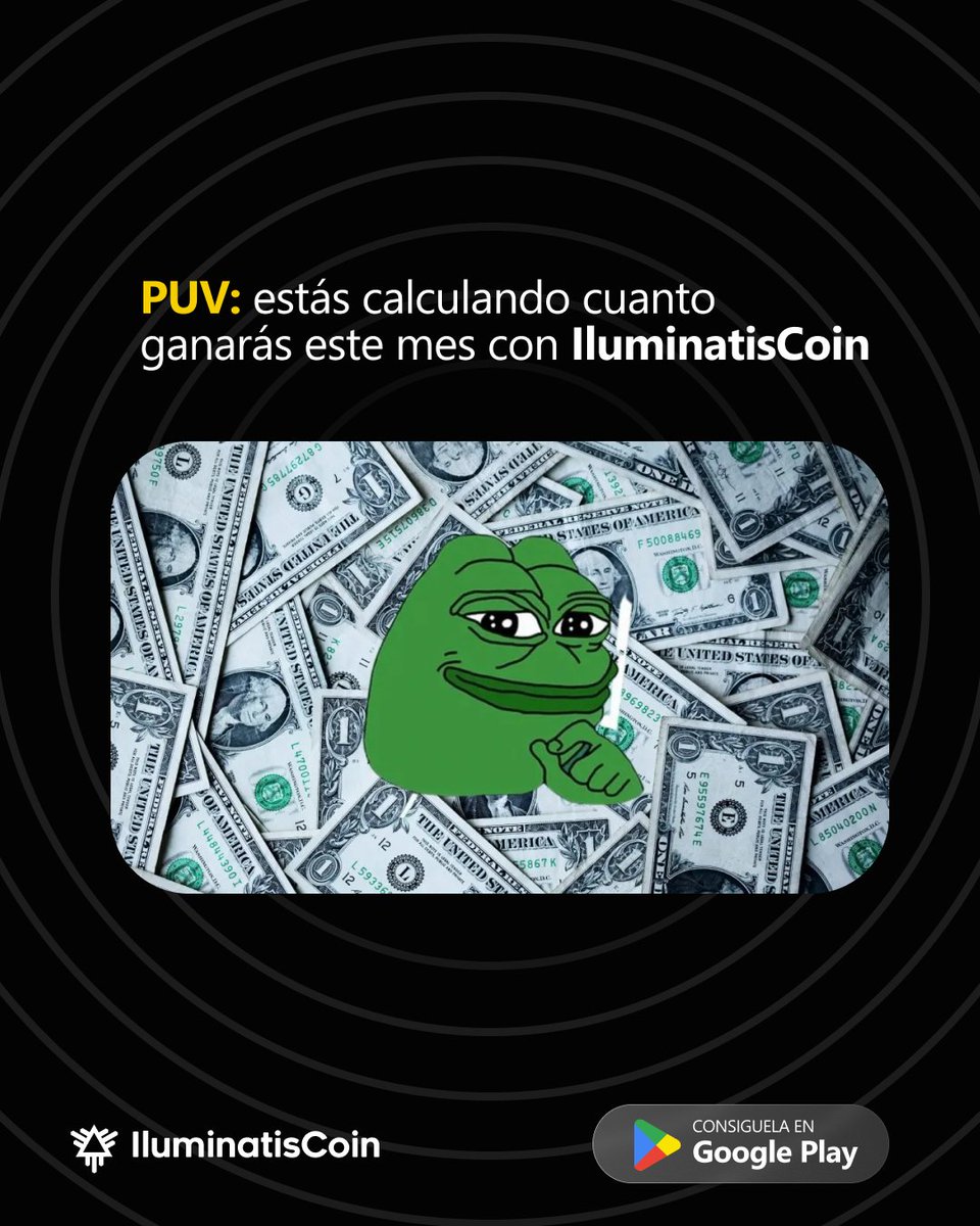 IluminatisCoin's tweet photo. Todos compartimos ese sentimiento cuando usamos IluminatisCoin 😂💸✅
#IluminatisCoin #RetirosRapidos #GananciasSeguras https://t.co/oD21uaH9F1