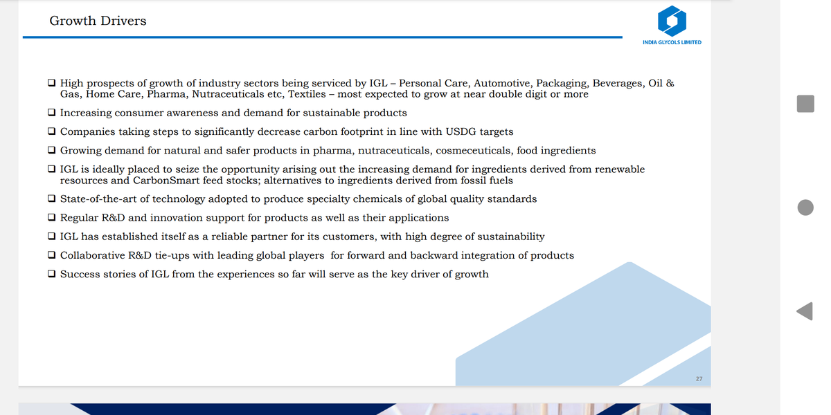 RealDebraj's tweet photo. India Glycol Ltd 🗼
Market cap - 1400 cr 💎
Pe - 14 🔥
Now - 800🌷
Target - 2000 soon✔️. ( SIP ONLY)
RErating Candidate 💰
🤞🌟enhancement of capacity of Bio-Fuel Ethanol plant 🌵☘️
#Multibagger #breakoutshare
#INDIAGLYCO https://t.co/TM41KE14LM