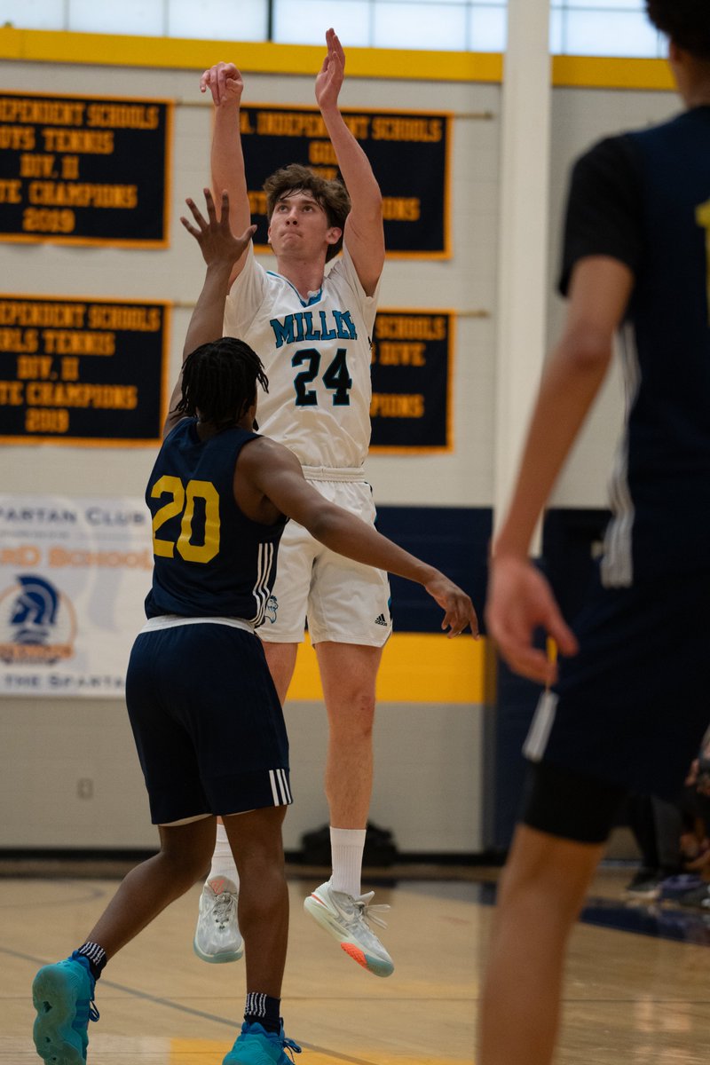 “He works harder on his shooting than any player I’ve ever coached.” 
<a href="/MSAHoops/">Miller School Hoops</a> standout Ryan Crotty drained 142 3-pointers during the 2023-24 season, setting a new Virginia high school single-season record while helping the Mavericks win a state title. tinyurl.com/57tfa5wx