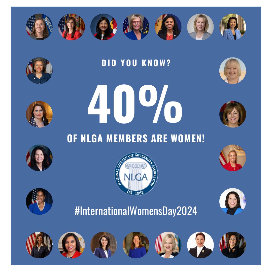 On this #InternationalWomensDay, NLGA celebrates the 22 women serving as lieutenant governors and seconds-in-command in the states and territories! (1/2)