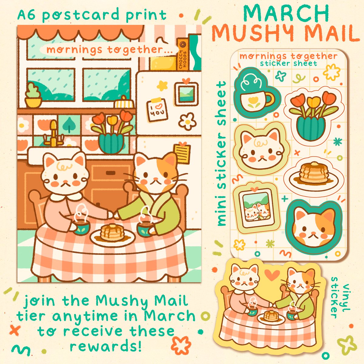 march mushy mail 🌷✨