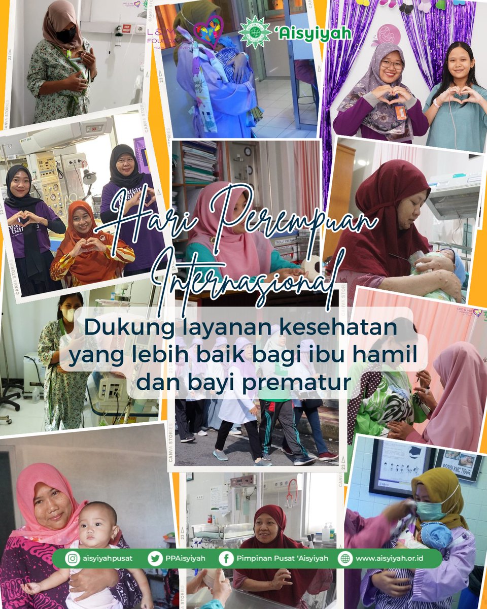 PPAisyiyah's tweet photo. 'Aisyiyah bersama L&M Foundation bekerjasama dgn RS PKU Kota Yogyakarta, RS 'Aisyiyah Muntilan, dan RSU 'Aisyiyah Ponorogo memberikan layanan kesehatan yg lebih baik bagi ibu hamil utk mengurangi angka kelahiran prematur
@LandMFoundation #NurtureHer #Mothersofstrength https://t.co/frhgyhMff3