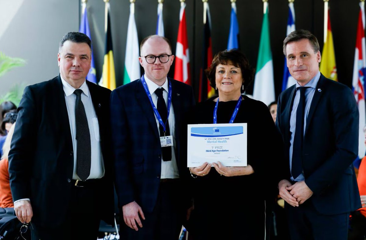 Congratulations @ThirdAgeIreland and CEO Áine Brady on winning the European Civil Society prize in Brussels this week for their Age Well social engagement project. The project has been running successfully since 2018 with part-funding from @HSELive. irishtimes.com/health/your-we…