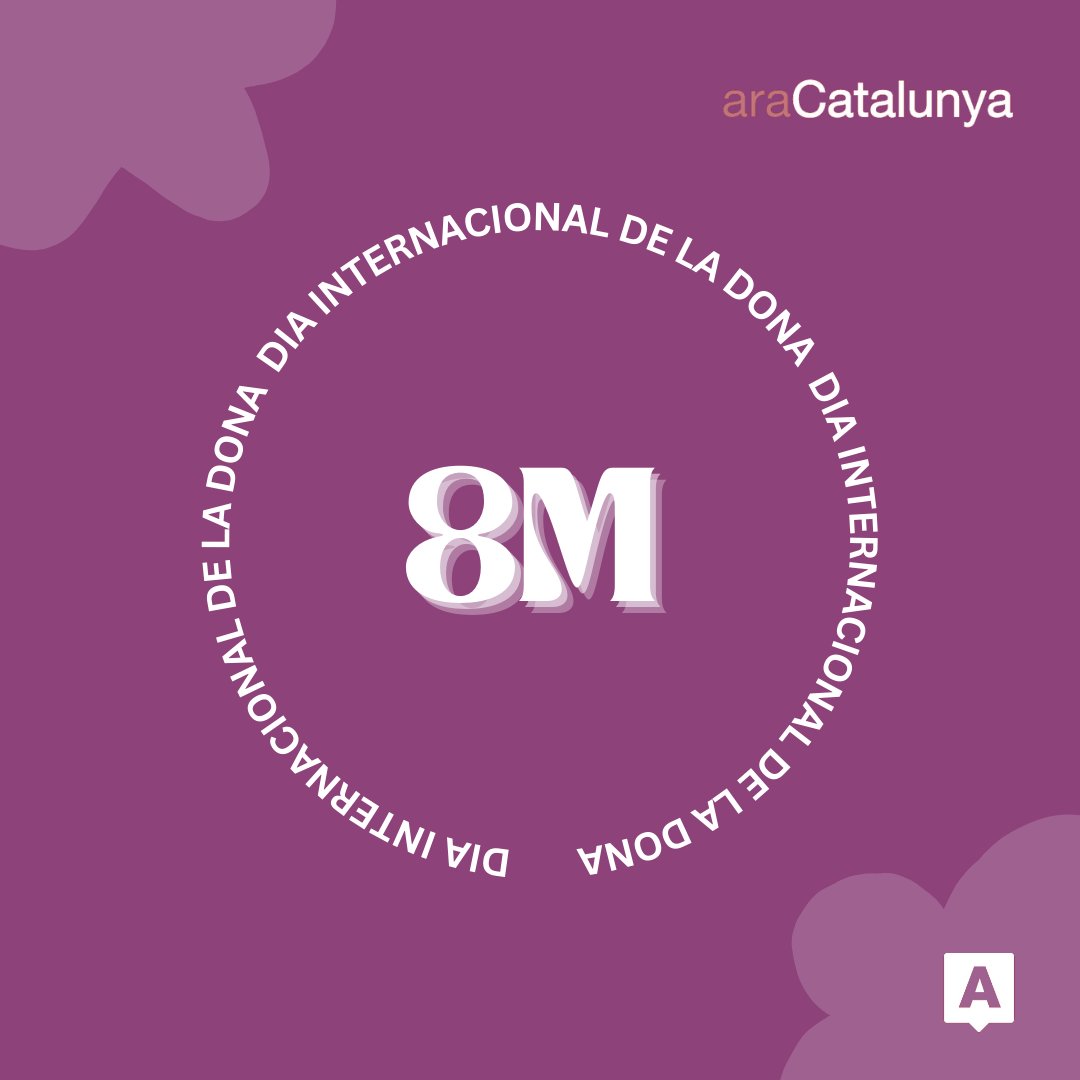 💜Tots els dies són 8 de març! 💜Dia Internacional de la Dona! Felicitats a totes!!!👱‍♀️👧👷🏻‍♀️👮👩🏻‍⚕️🧑🏽‍⚕️👩🏻‍🍳👩🏼‍🔧🕵️‍♀️👩🏻‍💻👩‍🏫👩‍🎓👩‍🏭👩🏼‍🎨

#DiaInternacionalDeLaDona #DiaInternacionalDeLaMujer #8M