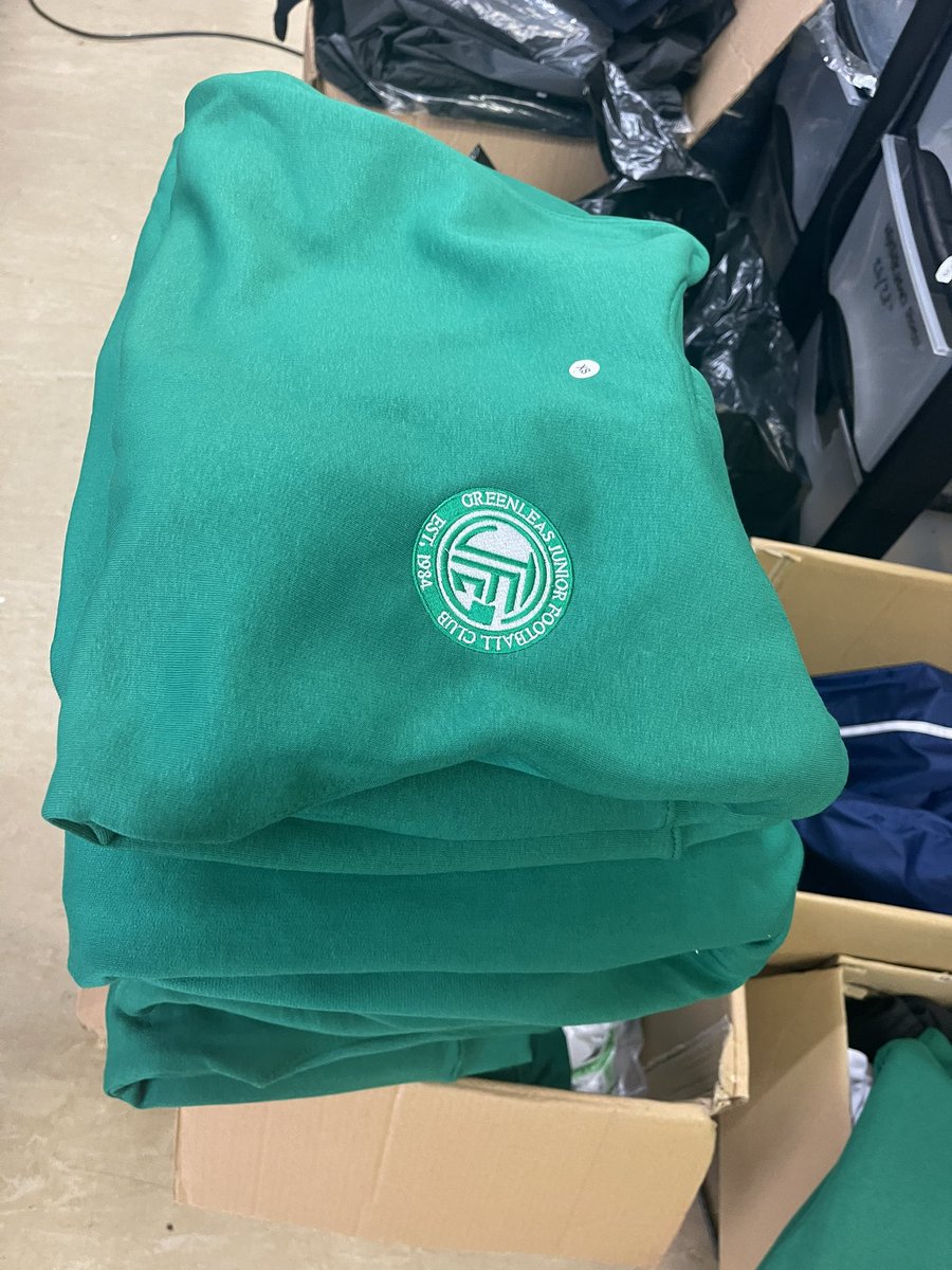 Kids team hoodies just £13 each with a badge