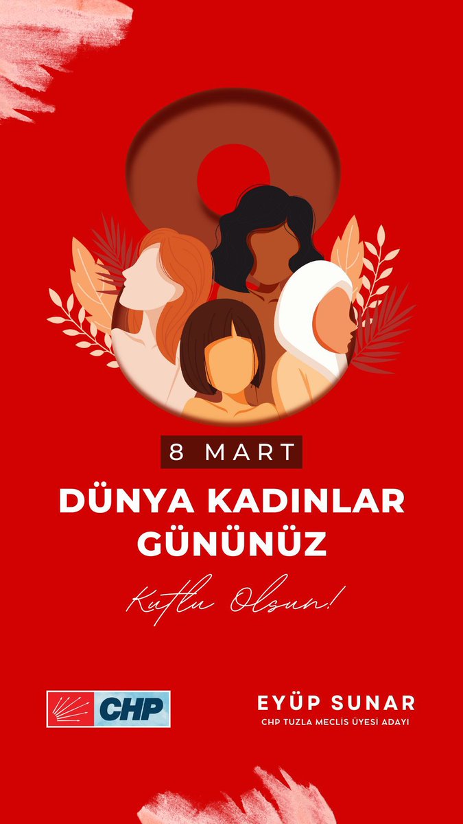8 Mart Dünya Kadınlar Gününüz kutlu olsun.