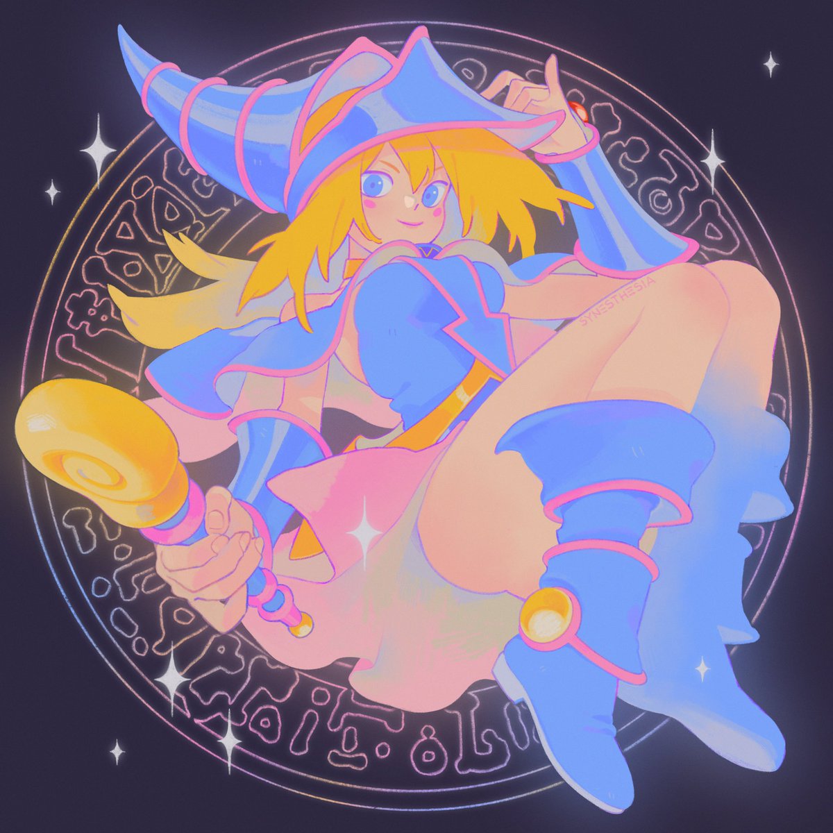 My take on Dark Magician Girl for the Yu-Gi-Oh! project with Goblini Studio! 🐌✨