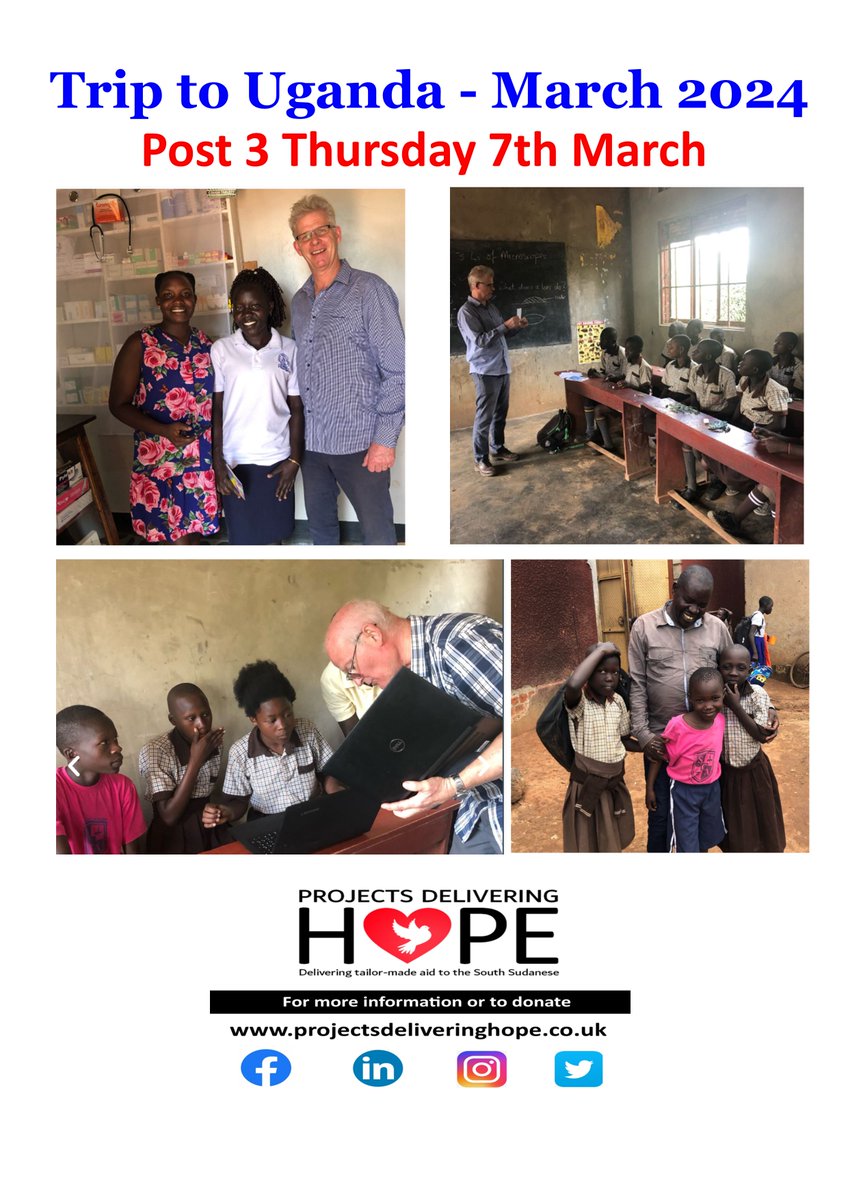 PDeliveringHope's tweet photo. Todays news update from the trip to Uganda - see https://t.co/z7J32dnA0A https://t.co/PaxJdGp5k4