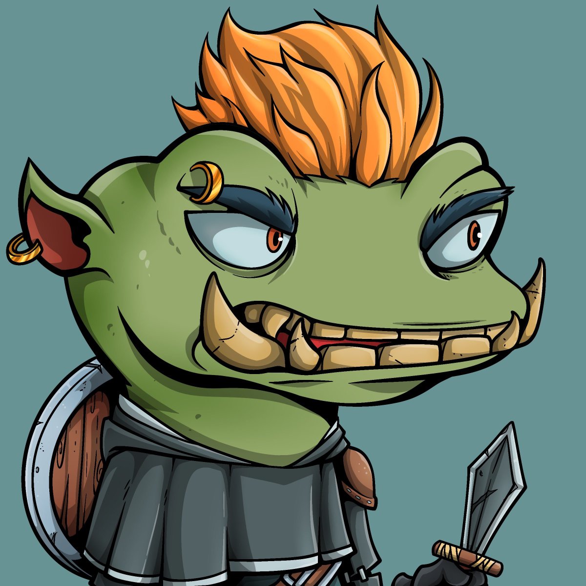 TavernStudios's tweet photo. GM Squad!

Imagine we'd have 100 WL spots for the upcoming @SnekkiesNFT mint, which could be won through the Tavern Brawls in Ale &amp; Axes 👀😏

Keep your eyes out for an upcoming Special Quest ⛏️⚔️ 

Have you already seen this Tavern Squad themed Snekkie? https://t.co/Zz7kgV1jJq