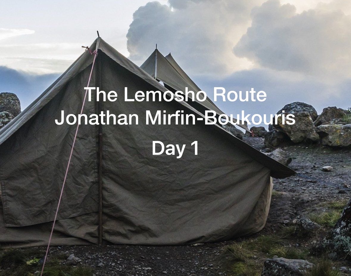 This was me at 4am with my Ma waiting for heat My human bro was ok on his trip for <a href="/CR_UK/">Cancer Research UK</a> #MountKilimanjaro