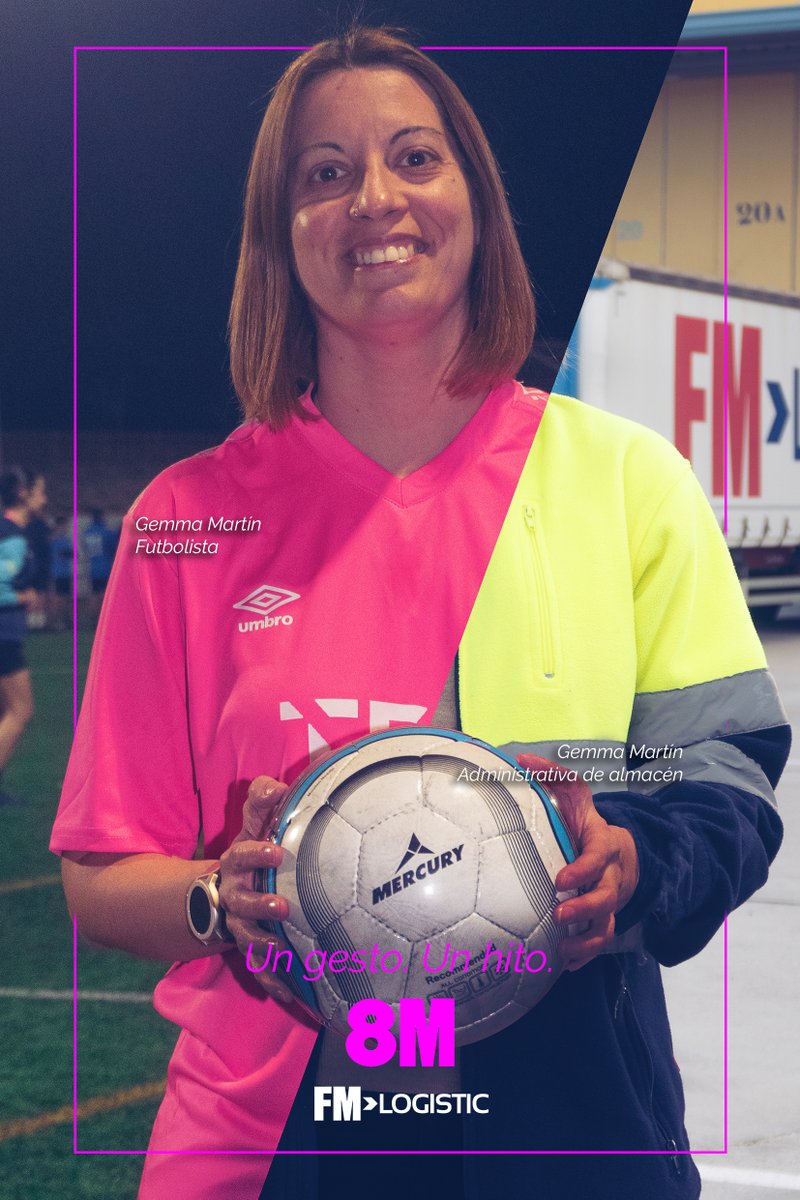 💜 [DÍA 5] ¡Descubre la Semana del 8M! ⚽ Hoy presentamos a Gemma Martín, administrativa de nuestro centro en Puigpelat y jugadora de #fútbol. ¡Feliz día a todas las mujeres del 🌍! #DiaInternacionaldelaMujer #8M